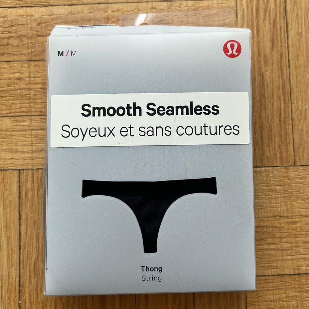 New in the Box lululemon athletica Smooth Seamless Thong in Black